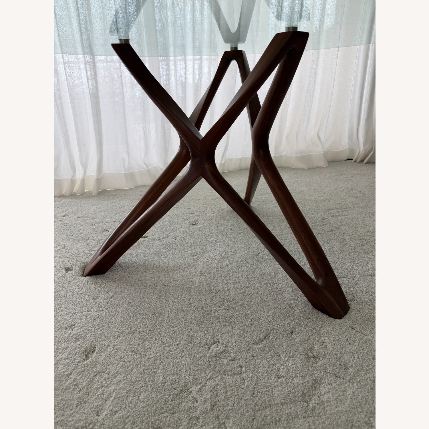 Magnus Dining Table (Walnut Base) and Chairs Set - image-3