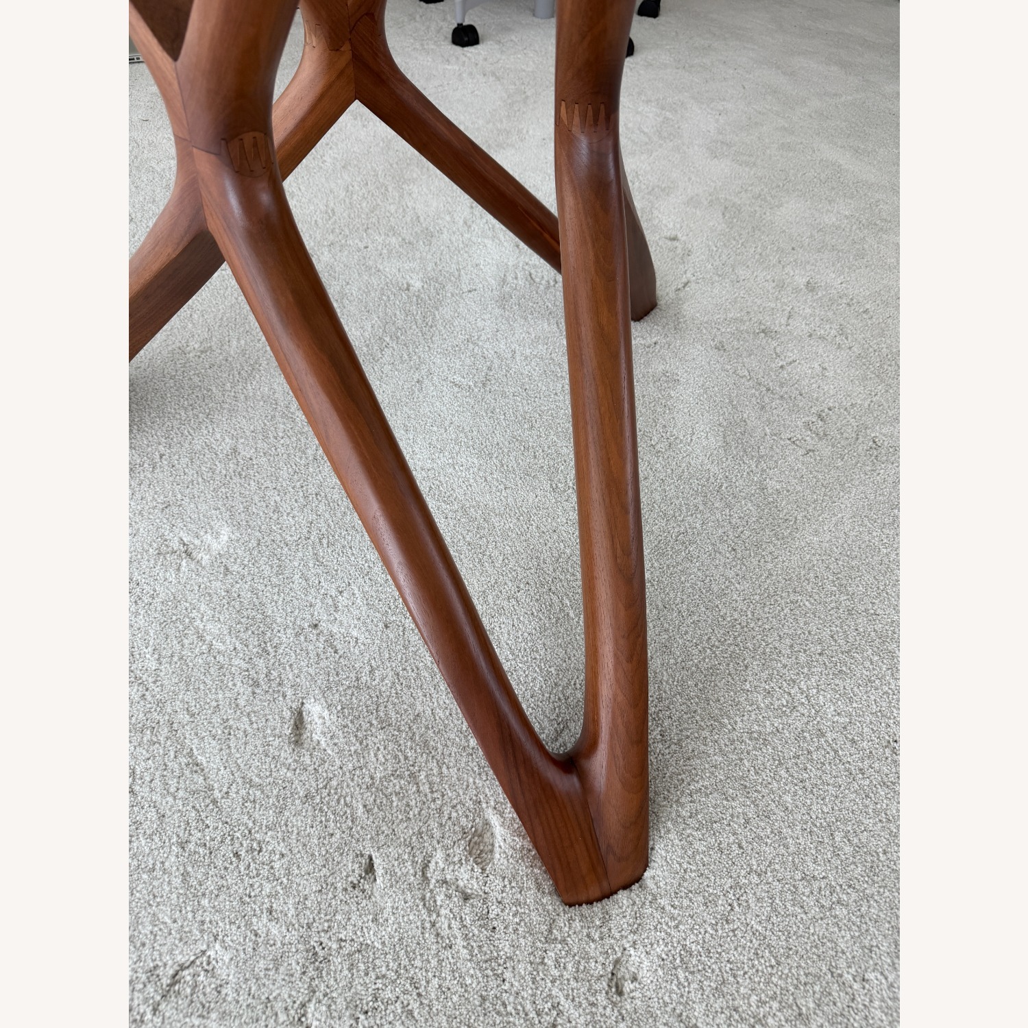 Magnus Dining Table (Walnut Base) and Chairs Set - image-4