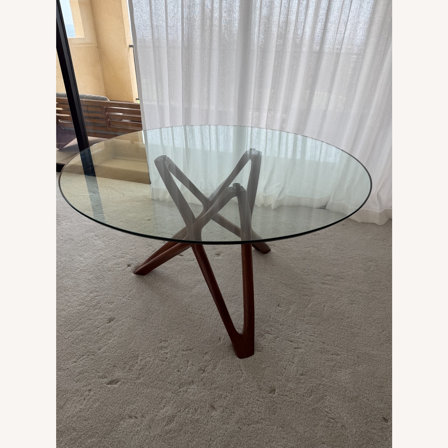 Magnus Dining Table (Walnut Base) and Chairs Set - image-12