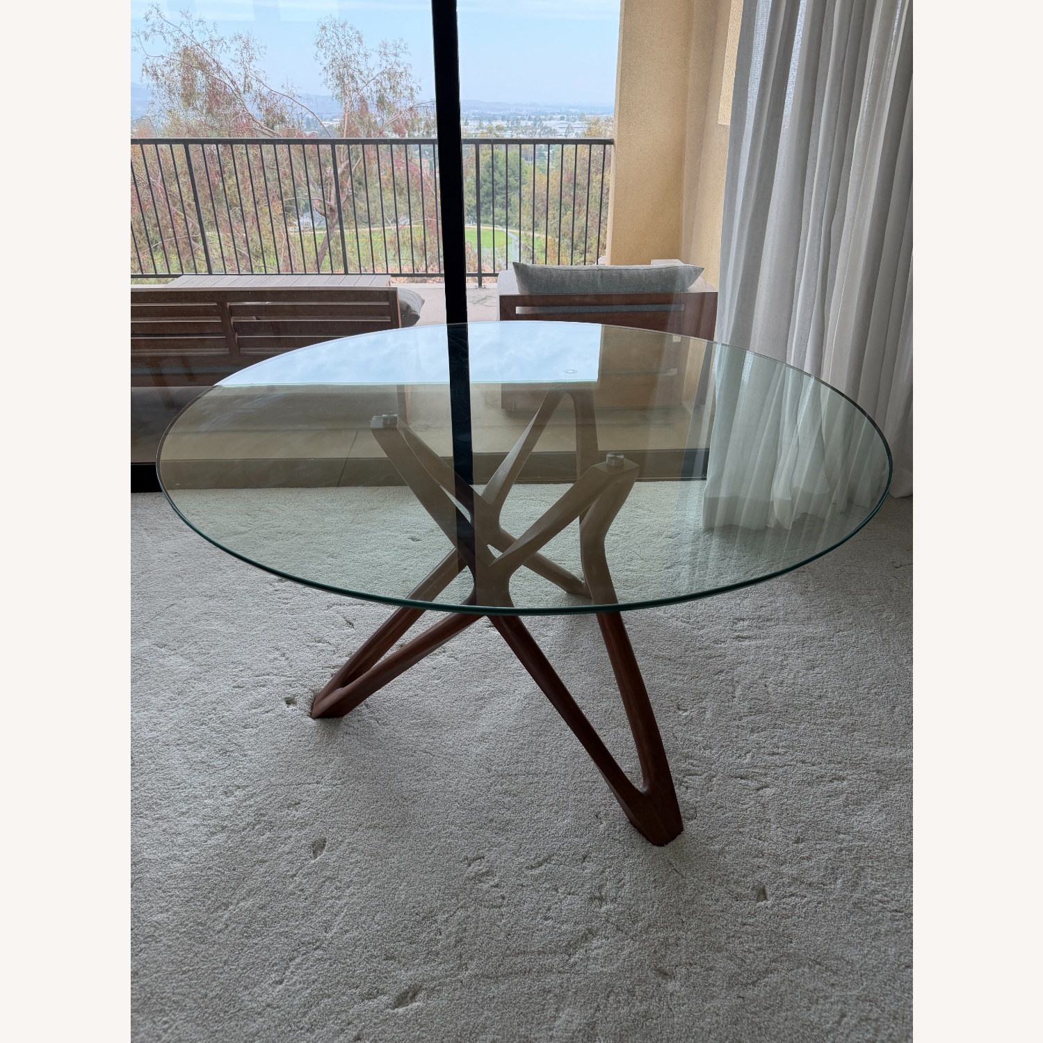 Magnus Dining Table (Walnut Base) and Chairs Set - image-11