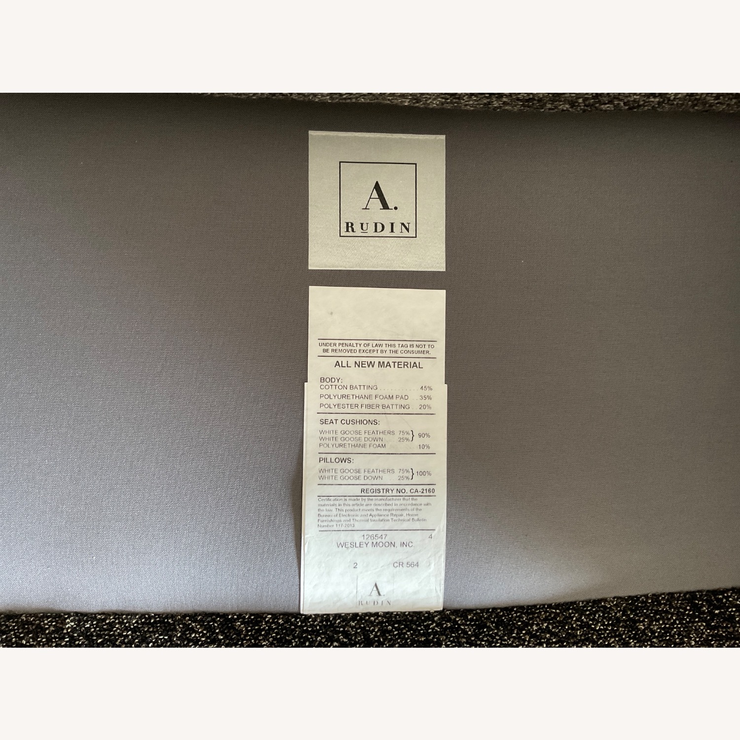 A. Rudin Swivel Chair With Ottoman - image-6