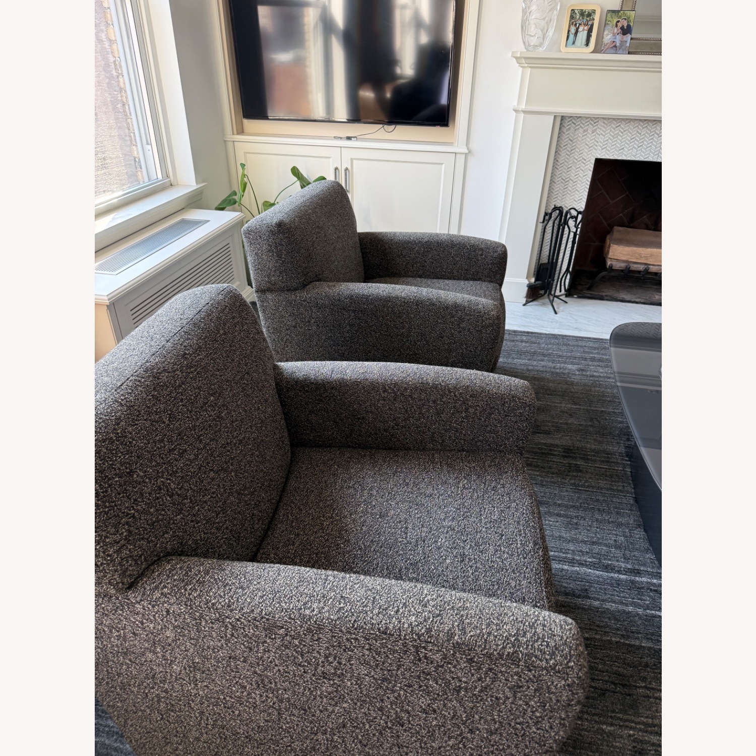 A. Rudin Swivel Chair With Ottoman - image-3