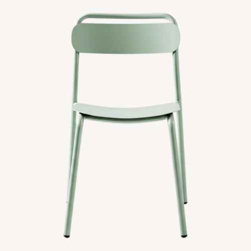 Used West Elm Wren Metal Stacking Dining Chairs 2 for sale on AptDeco