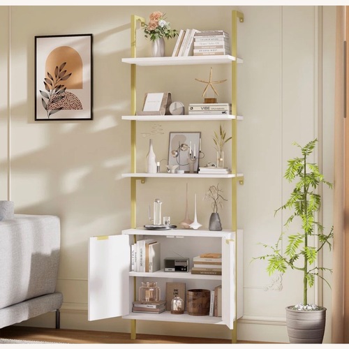 Used Mercer 41 Gold Wood Bookcase for sale on AptDeco