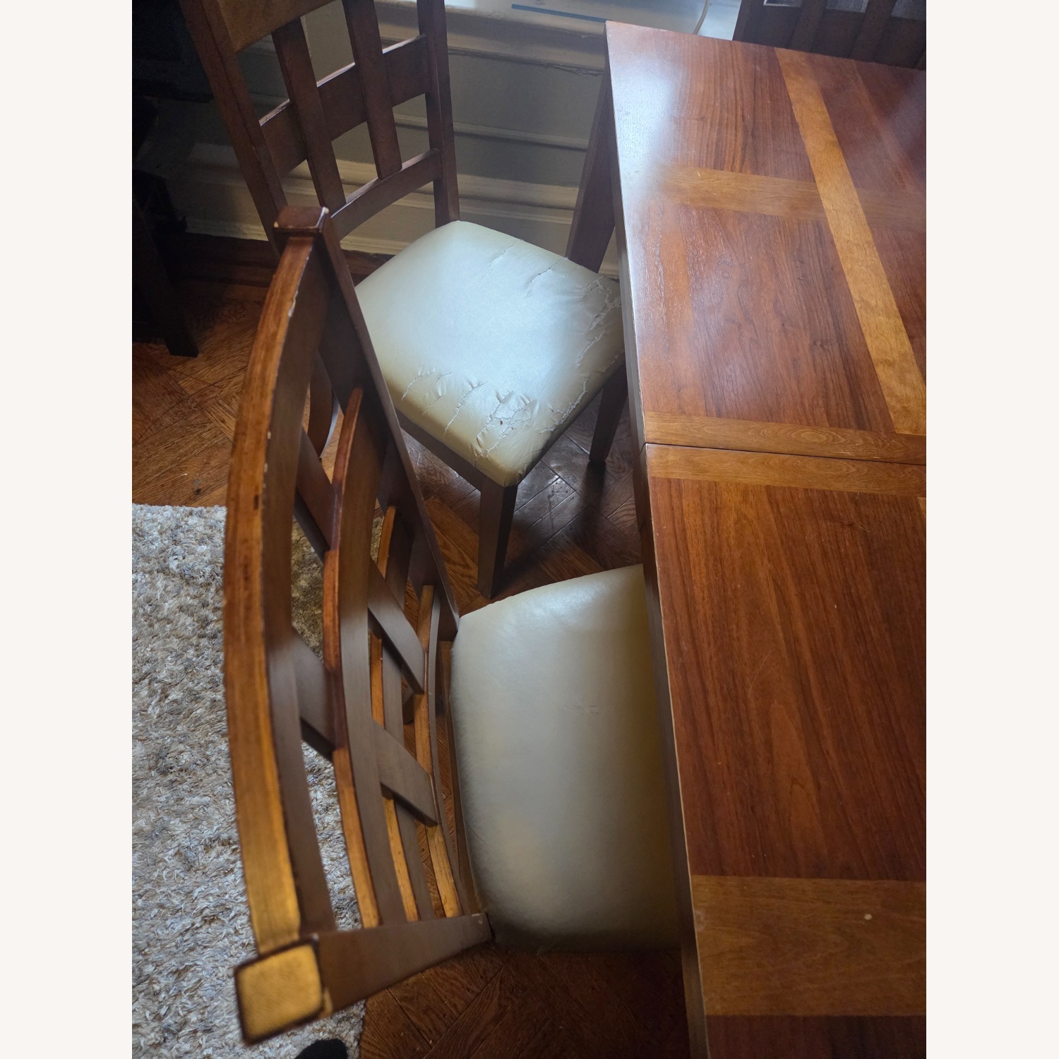 Dark Brown Wood Dining Sets - image-1