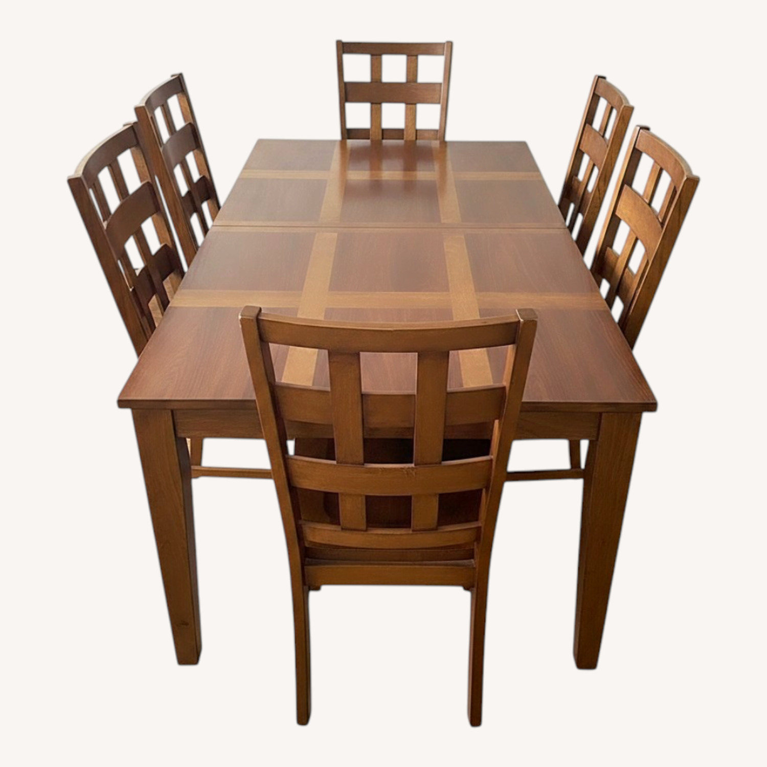 Dark Brown Wood Dining Sets - image-0