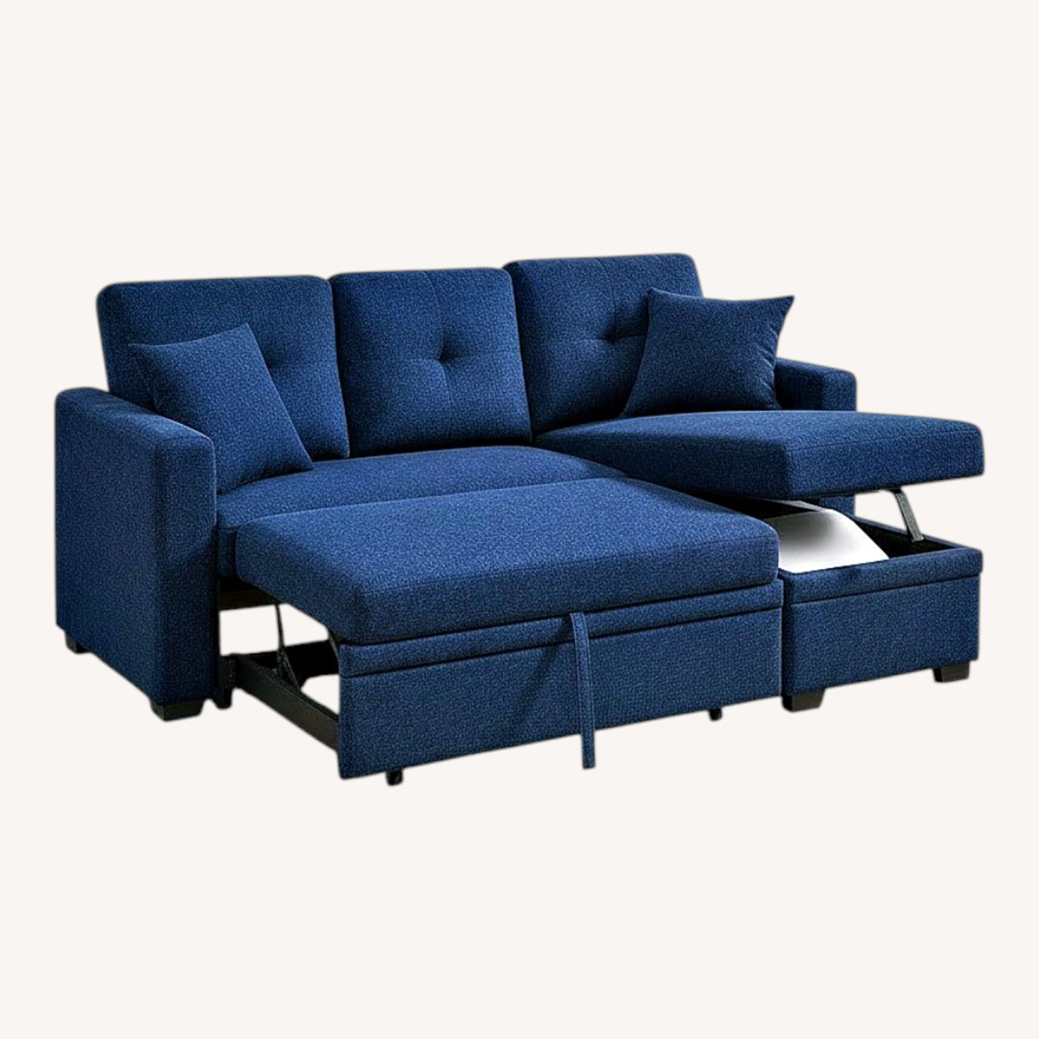 Wayfair Blue 2 Piece Sectional - image-5