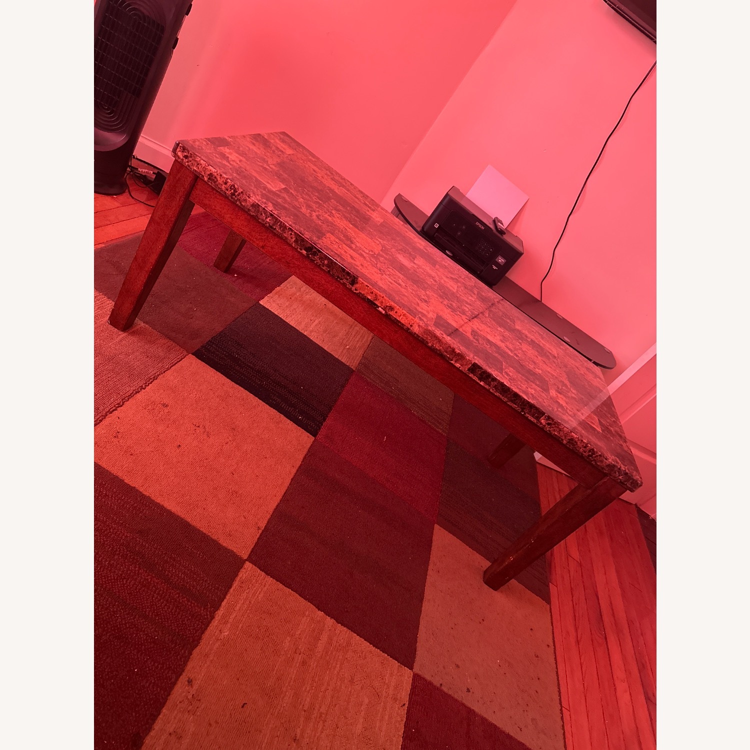 Marble Top Coffee Table - image-1