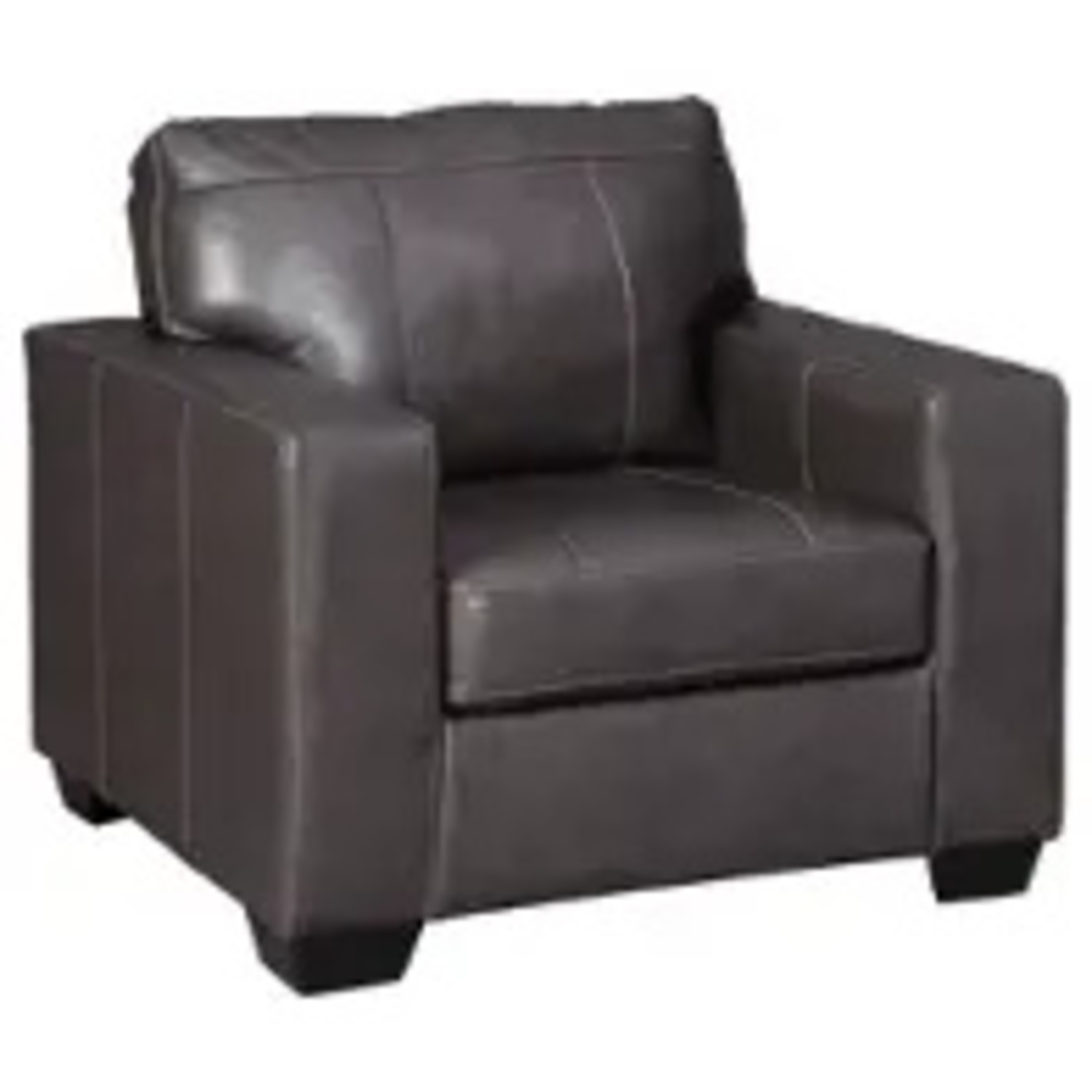 Ashley Furniture Morelos Dark Gray Leather Chair Set of 2 - image-4