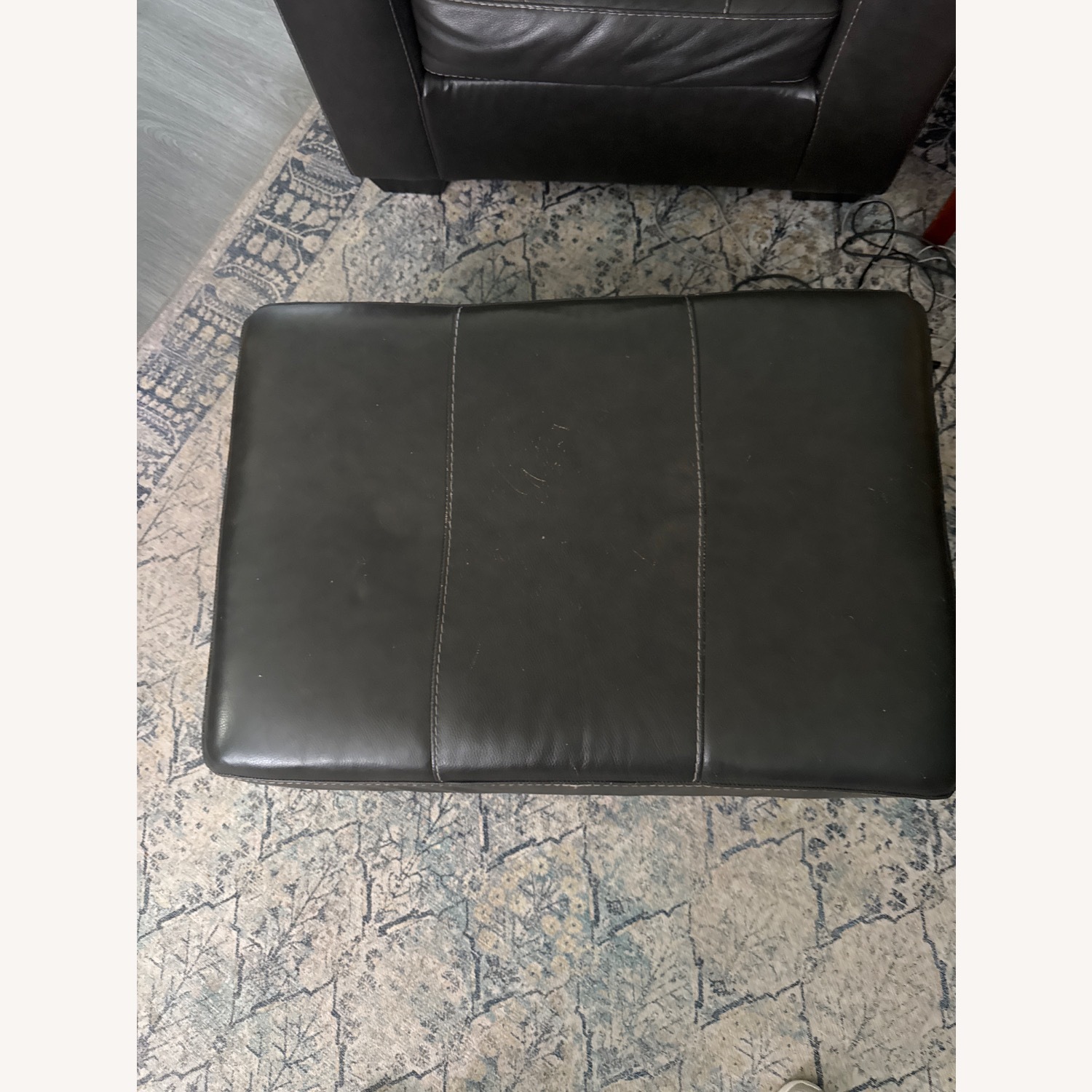 Ashley Furniture Dark Gray Ottoman - image-2