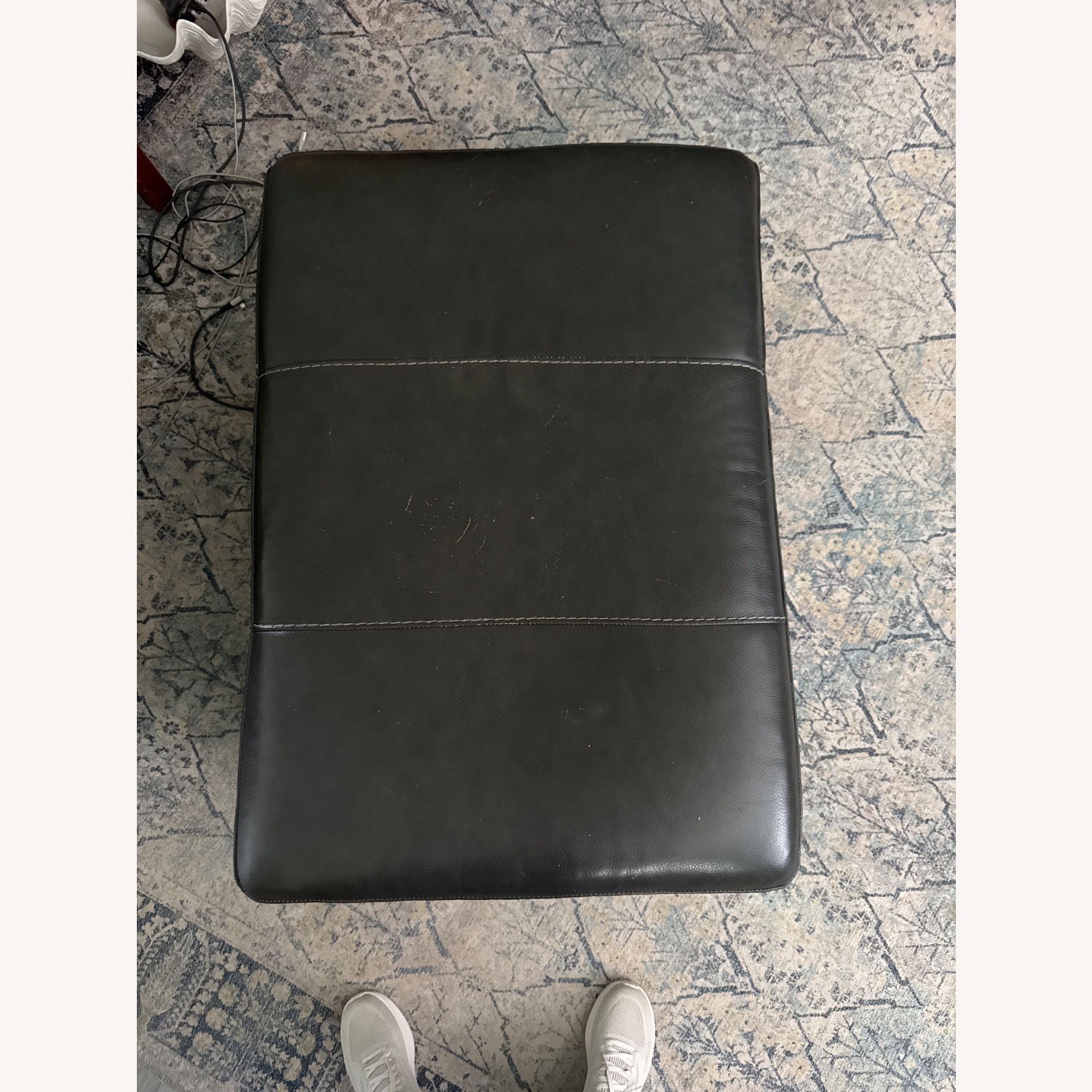 Ashley Furniture Dark Gray Ottoman - image-1