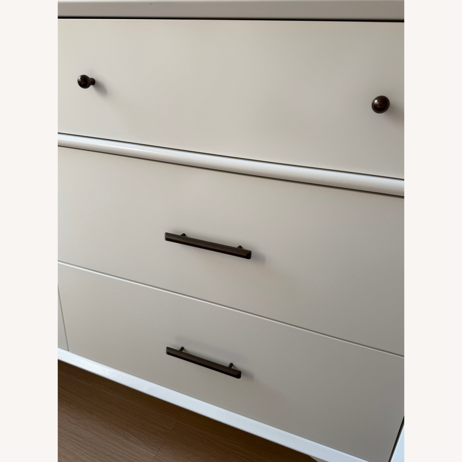 West Elm Mid-Century White 6-Drawer Dresser - image-3