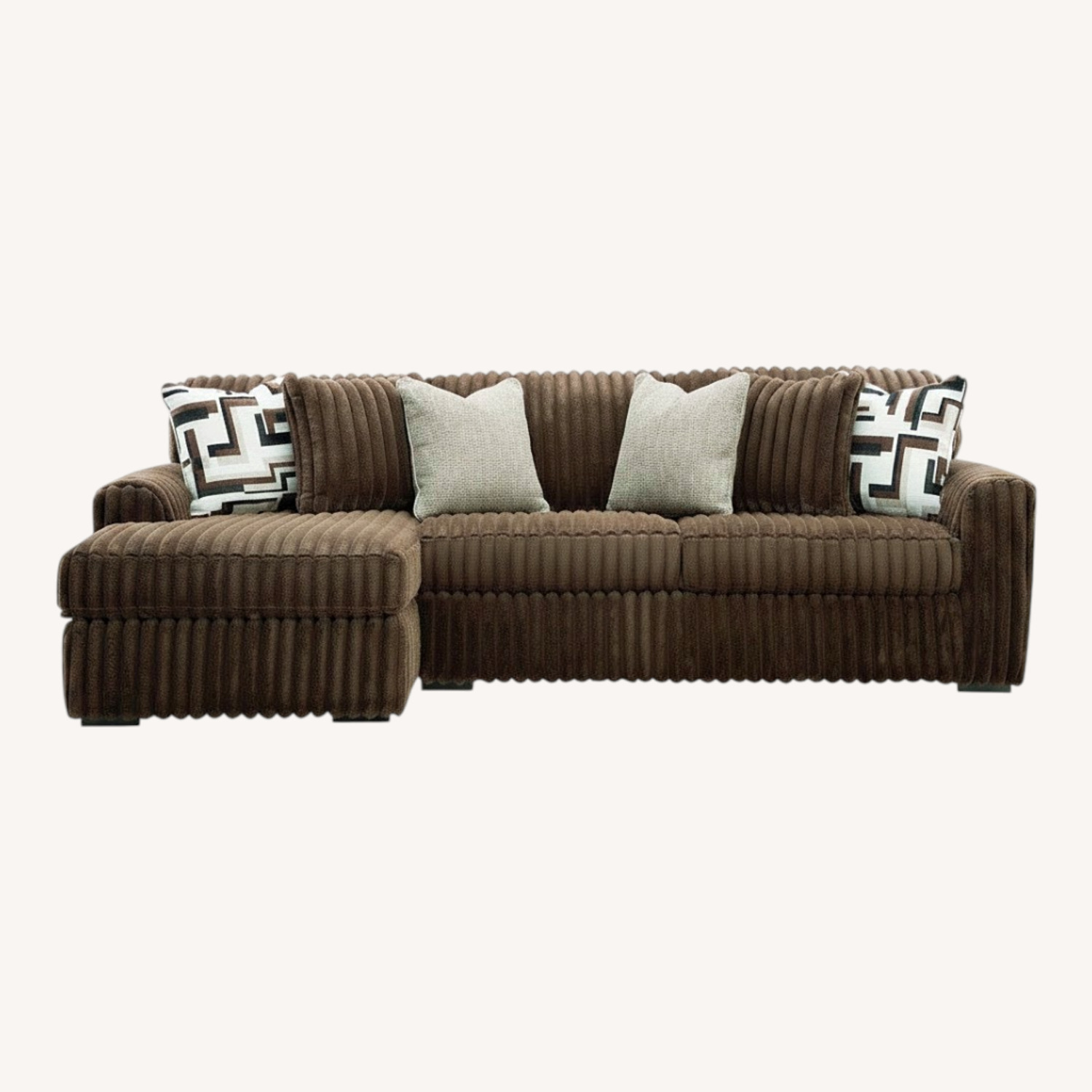 Ashley Furniture Dark Brown 2 Piece Sectional - image-0