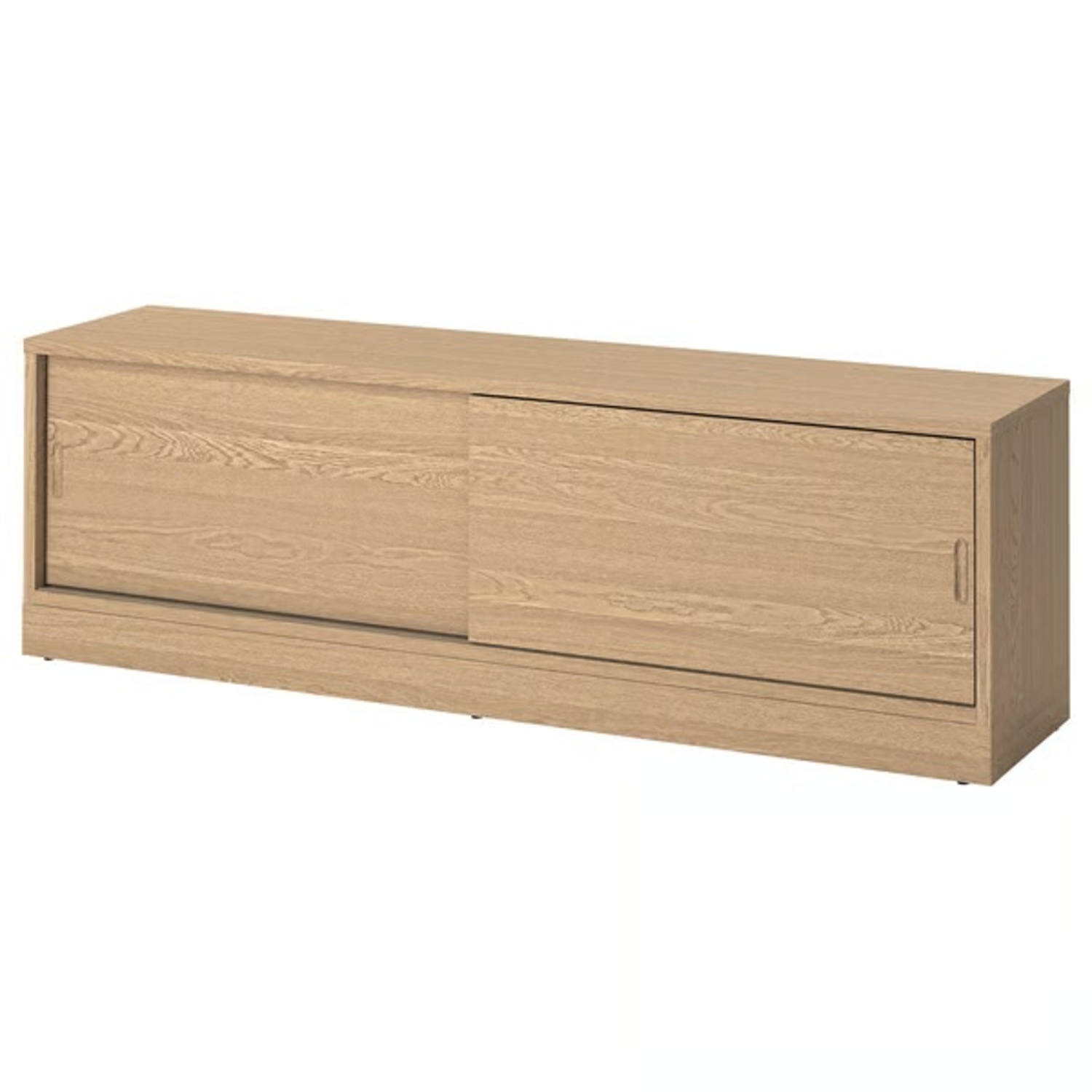 IKEA Light Brown Wood Media Storage - image-4