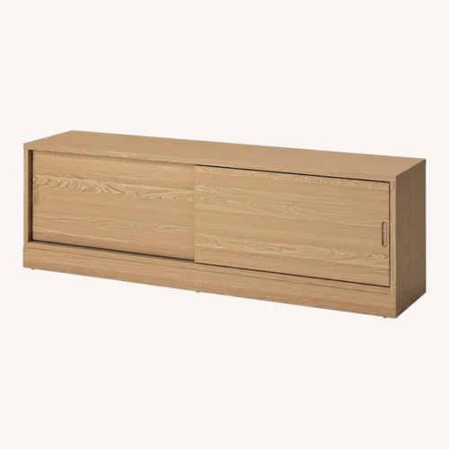 Used IKEA Light Brown Wood Media Storage for sale on AptDeco