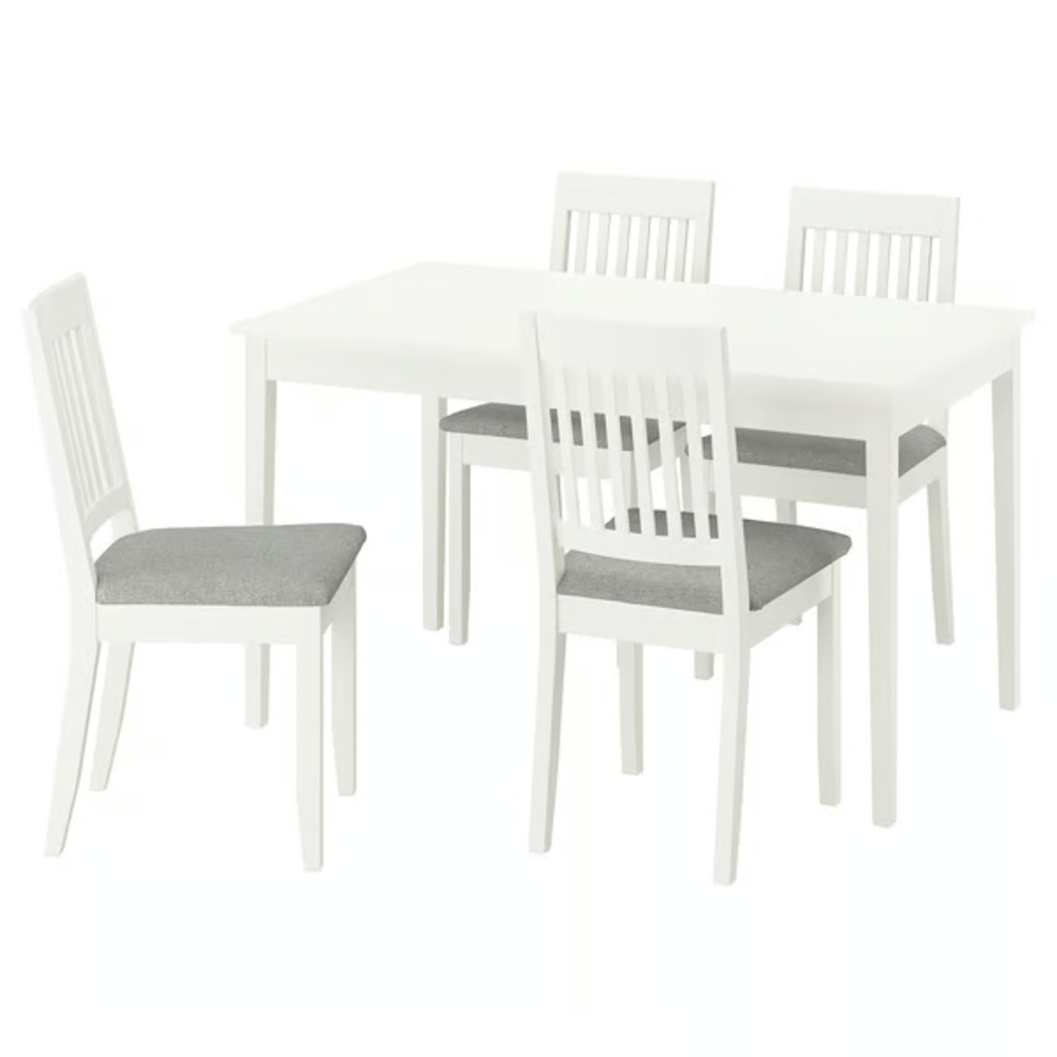 IKEA White Table & Chairs - image-7