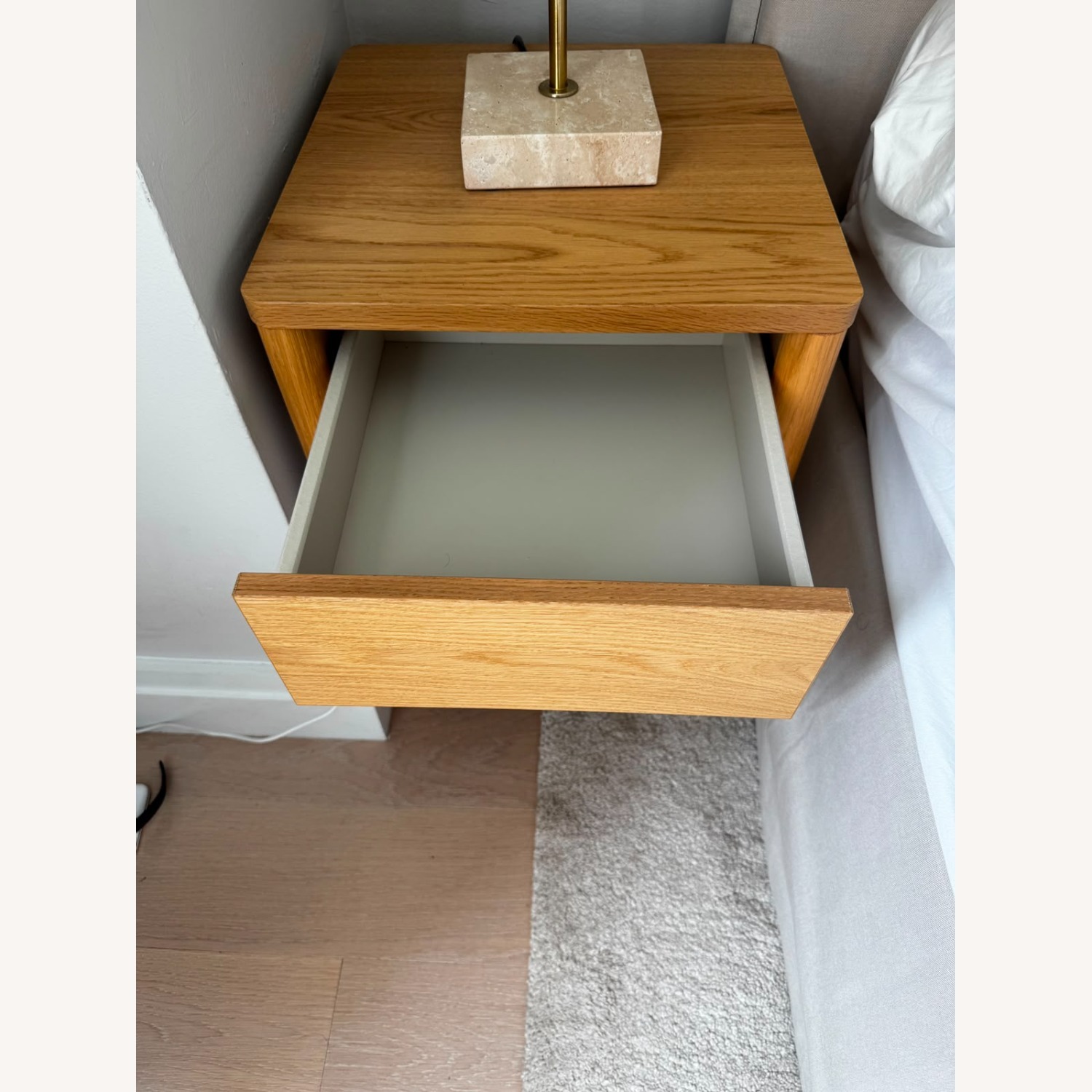 IKEA Light Brown Wood Nightstands - image-2