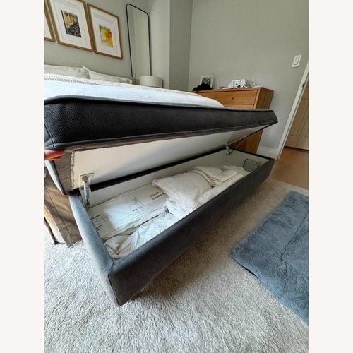 Used IKEA Dark Gray Fabric Chest for sale on AptDeco