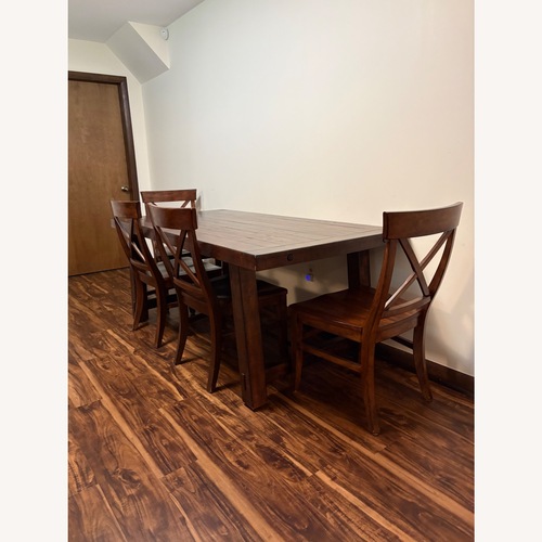 Used Pottery Barn Benchwright Extendable Dining Table for sale on AptDeco