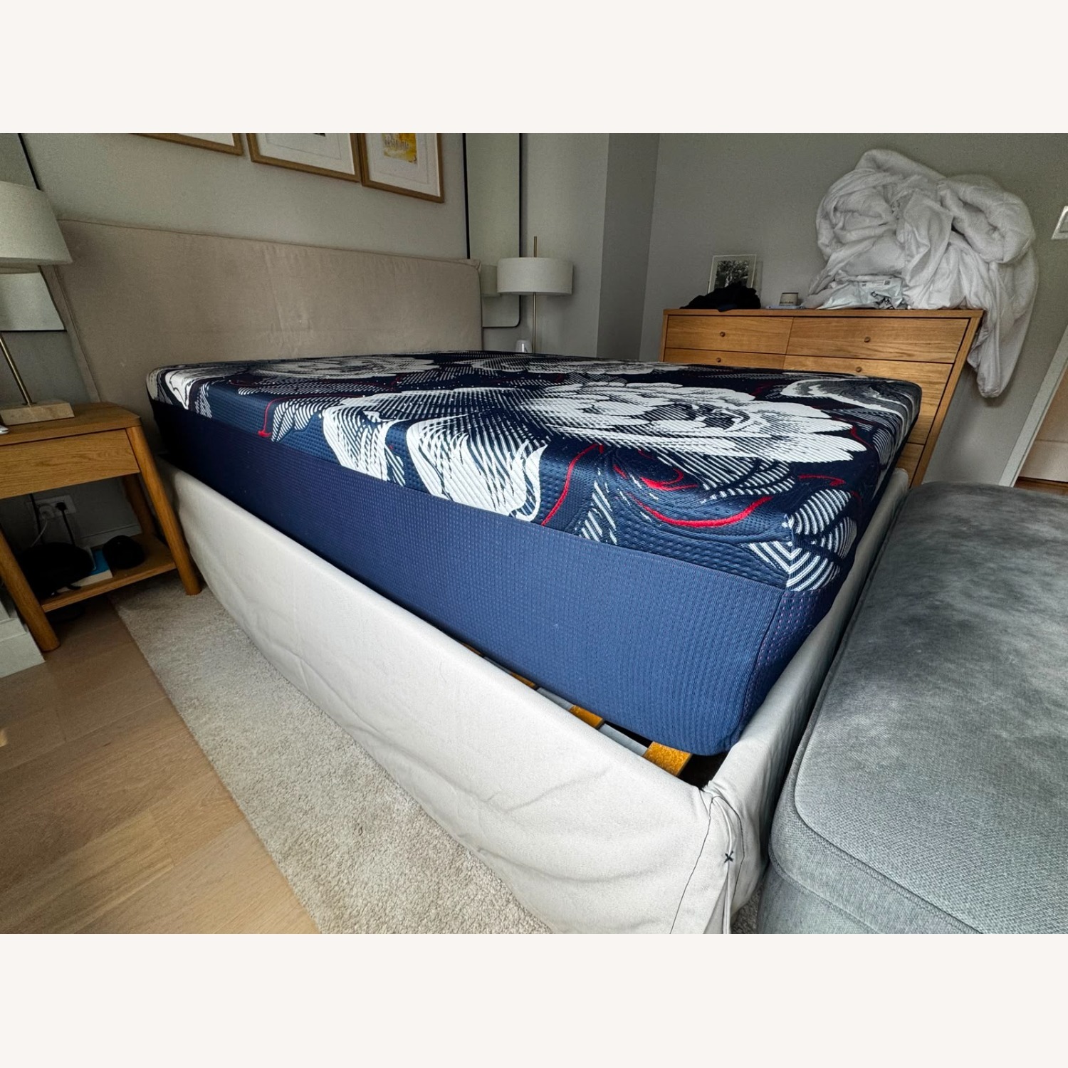 IKEA Natural Wood Queen Bed - image-2