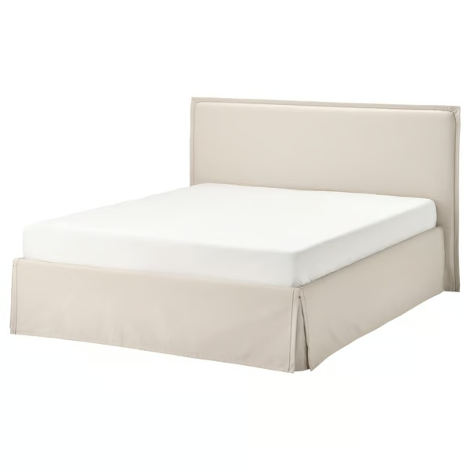 IKEA Natural Wood Queen Bed - image-4