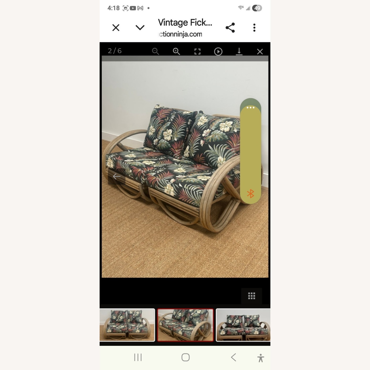 Vintage Rattan Loves Eating with Cushions - image-2