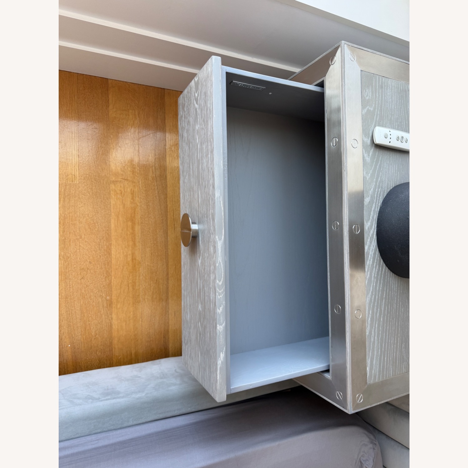 Interlude Home Light Gray Wood Side Tables - image-4
