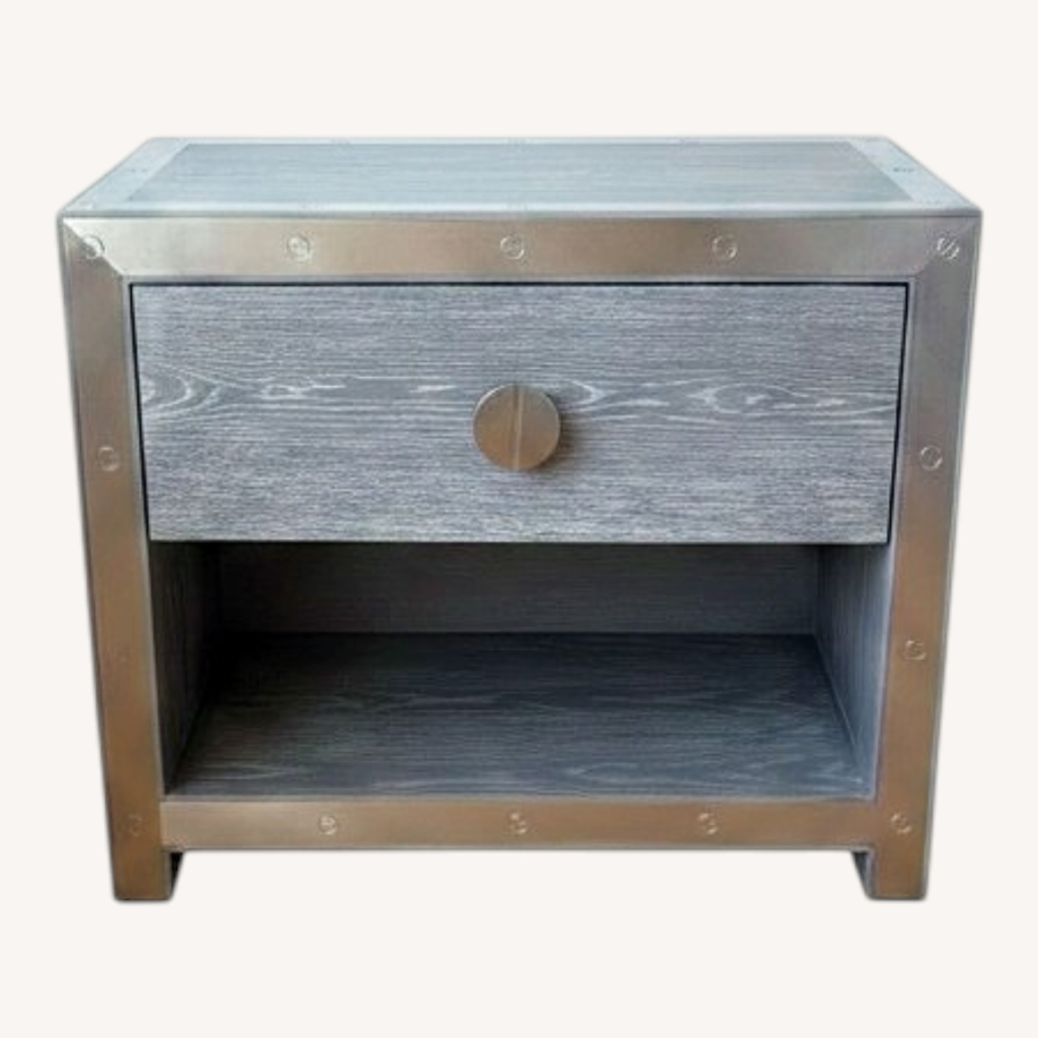 Interlude Home Light Gray Wood Side Tables - image-0