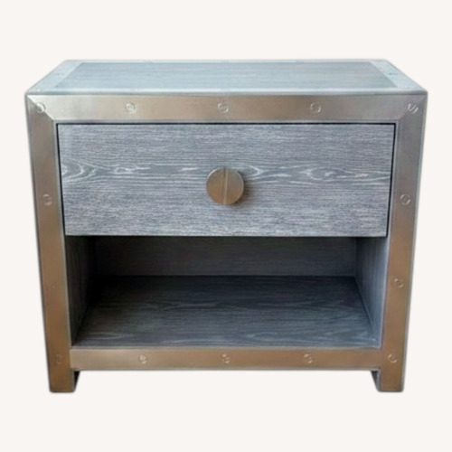 Used Interlude Home Light Gray Wood Side Tables for sale on AptDeco