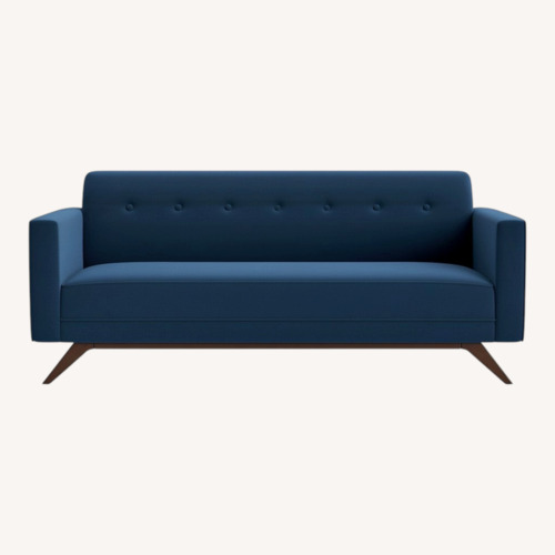 Used Joybird Roddy Royale Cobalt Velvet Loveseat for sale on AptDeco