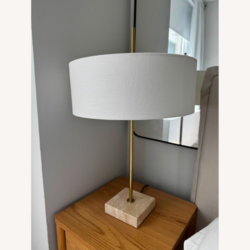 Used IKEA White Fabric Table Lamps for sale on AptDeco