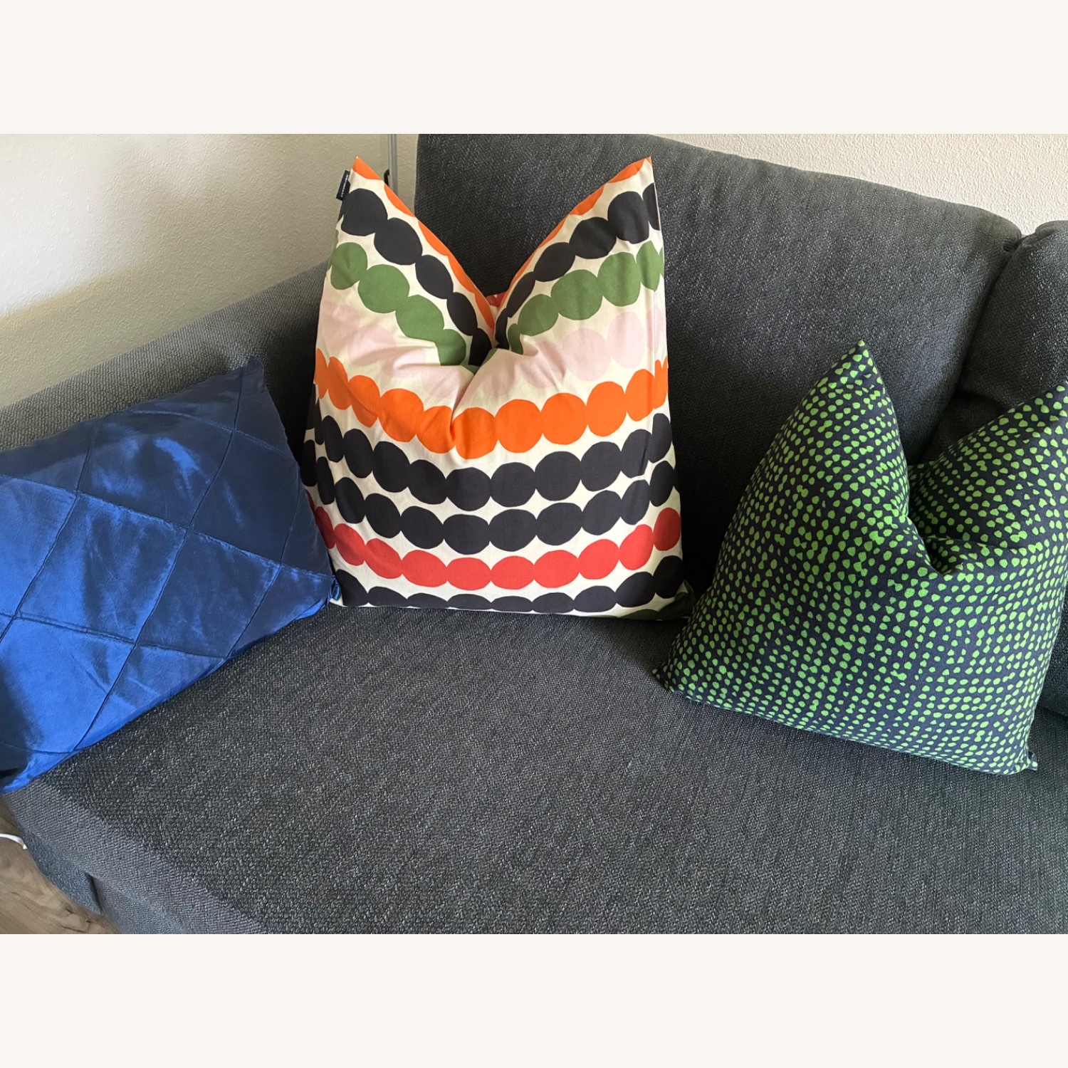 IKEA FRIHETEN Light Gray Fabric Sleeper Sofa - image-4