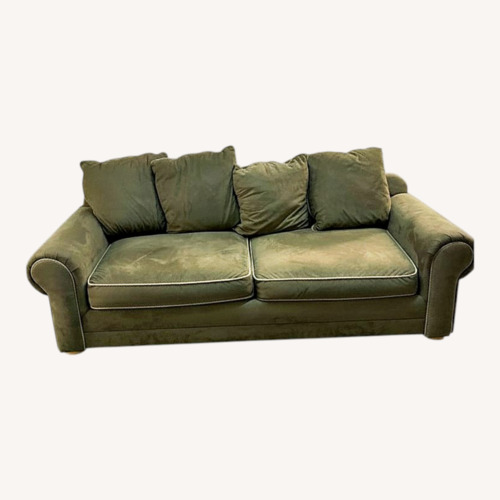 Used Ashley Furniture Green Cotton 3+ Seater Sofa for sale on AptDeco
