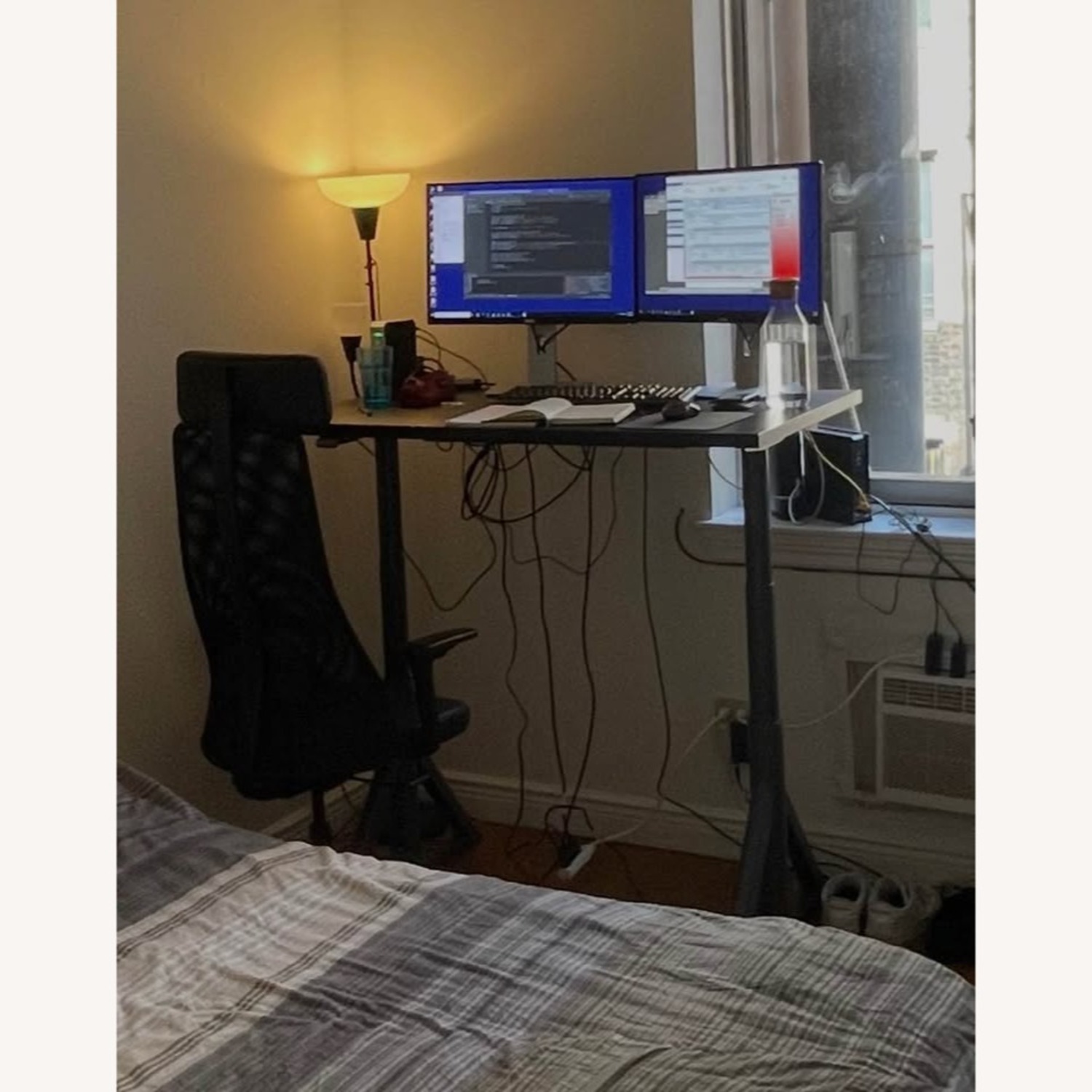 IKEA Office Chair and Adjustable Table - image-3