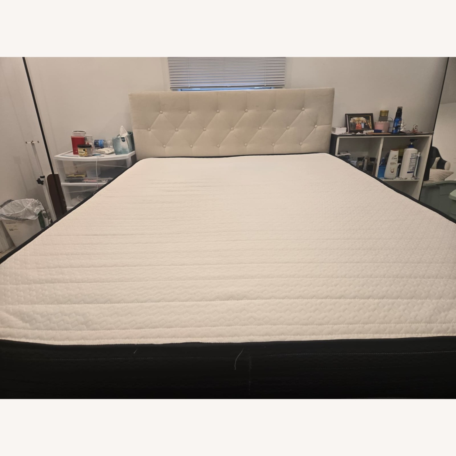 West Elm Natural Queen Bed - image-4