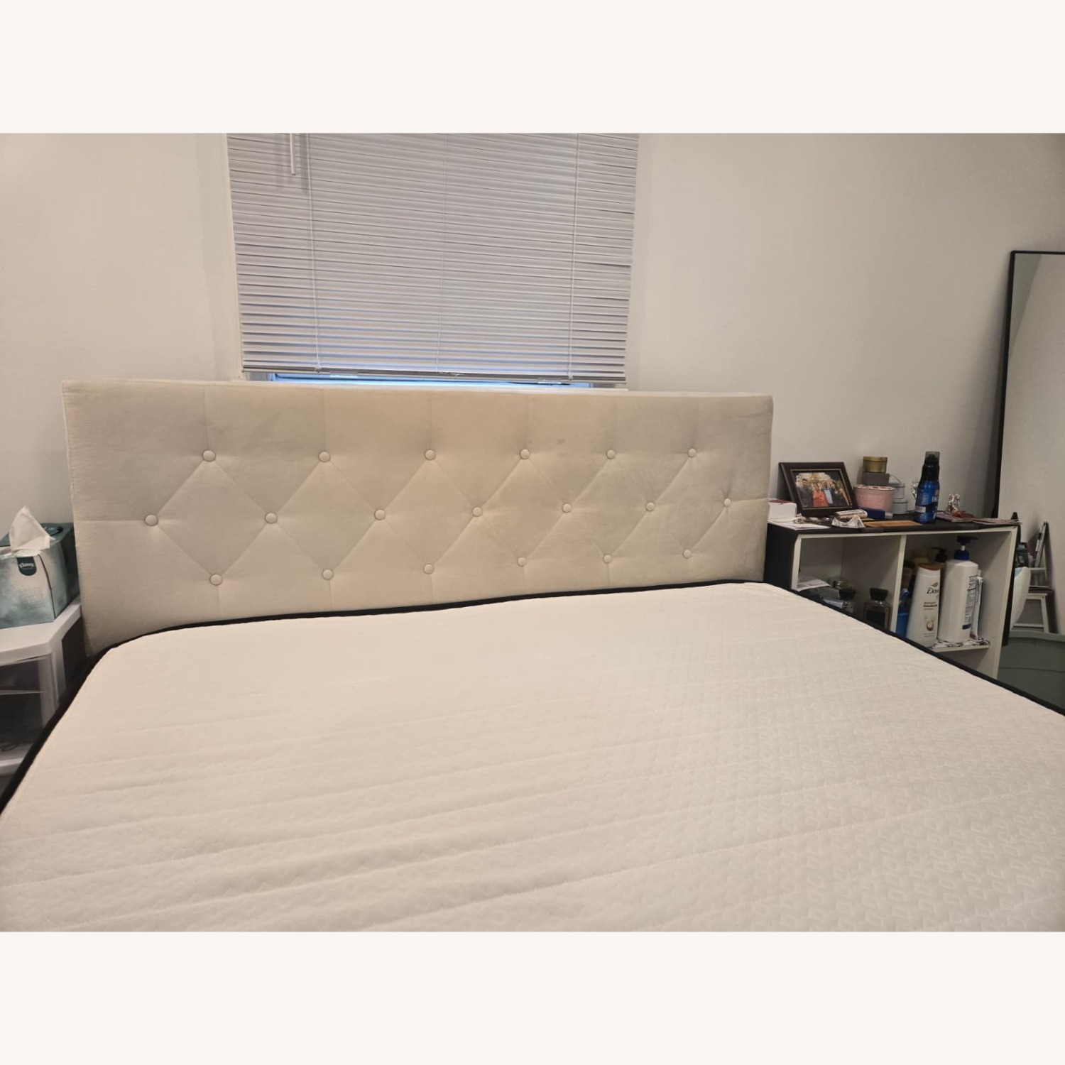 West Elm Natural Queen Bed - image-2