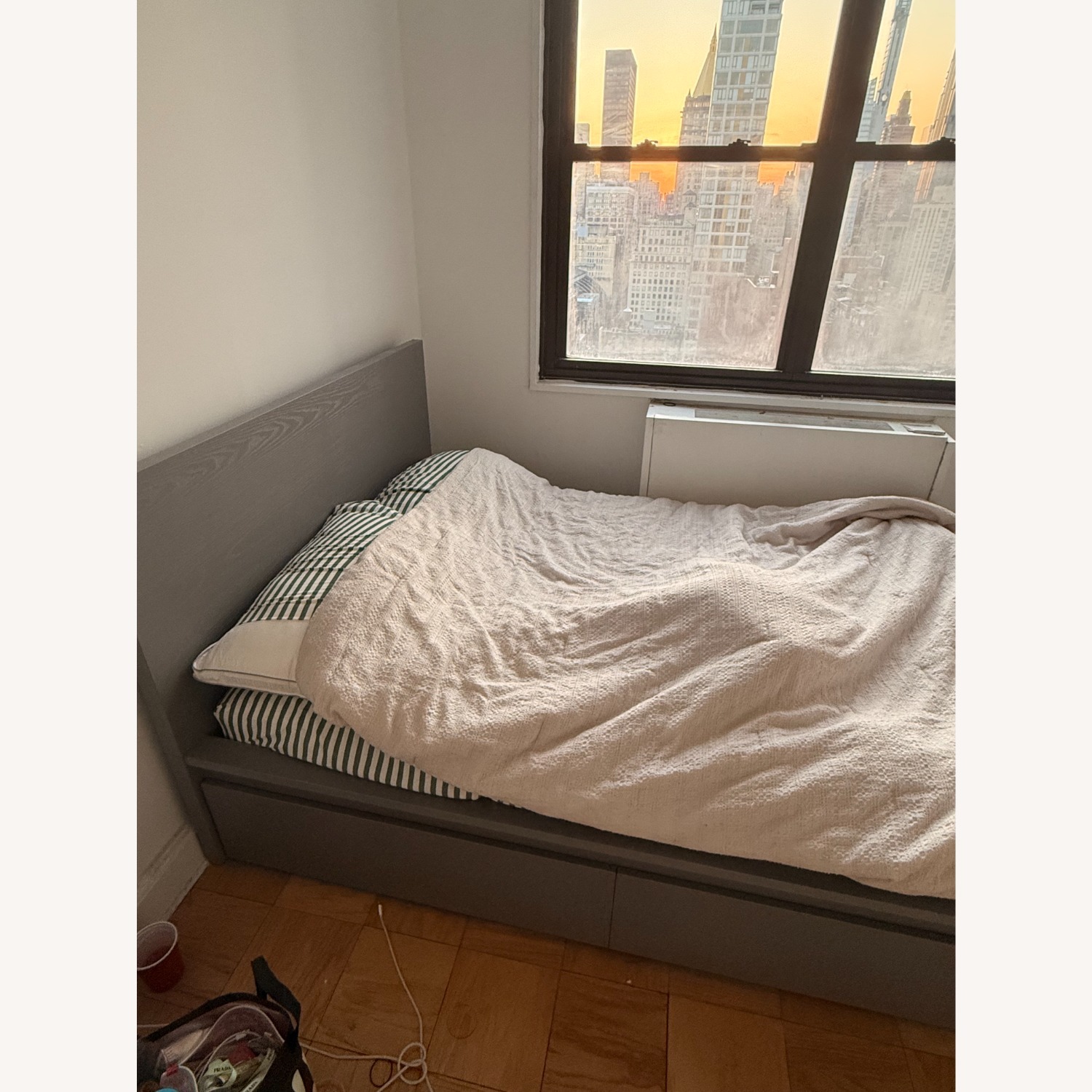 IKEA Light Gray Full Bed - image-3