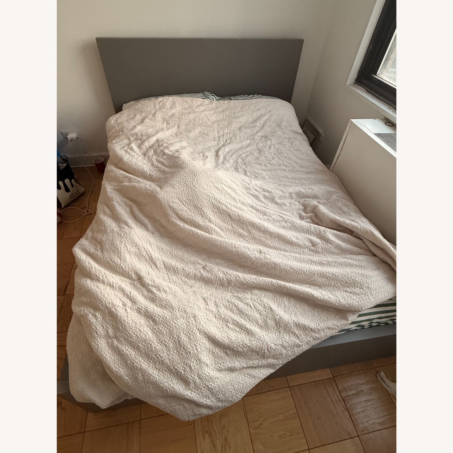 IKEA Light Gray Full Bed - image-4