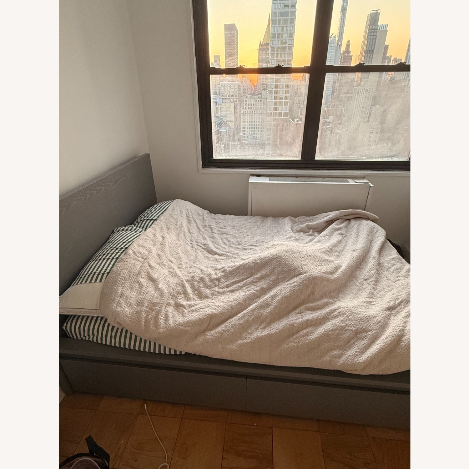 IKEA Light Gray Full Bed - image-2
