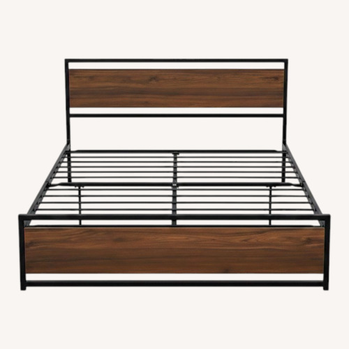 Used Amazon Metal Queen Bed for sale on AptDeco