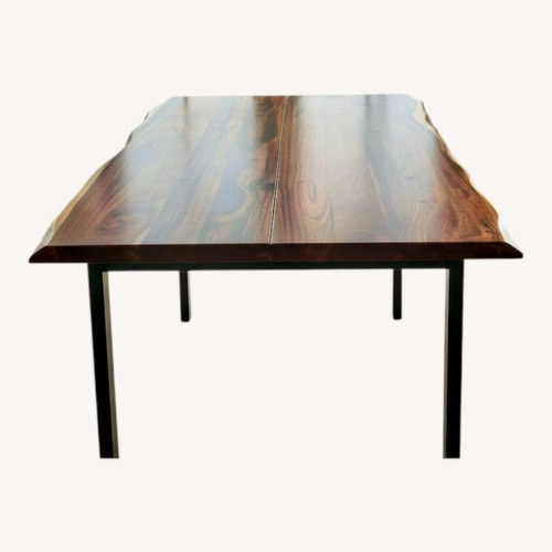 Used Etsy Keelan Scott Dark Brown Wood Dining Table for sale on AptDeco