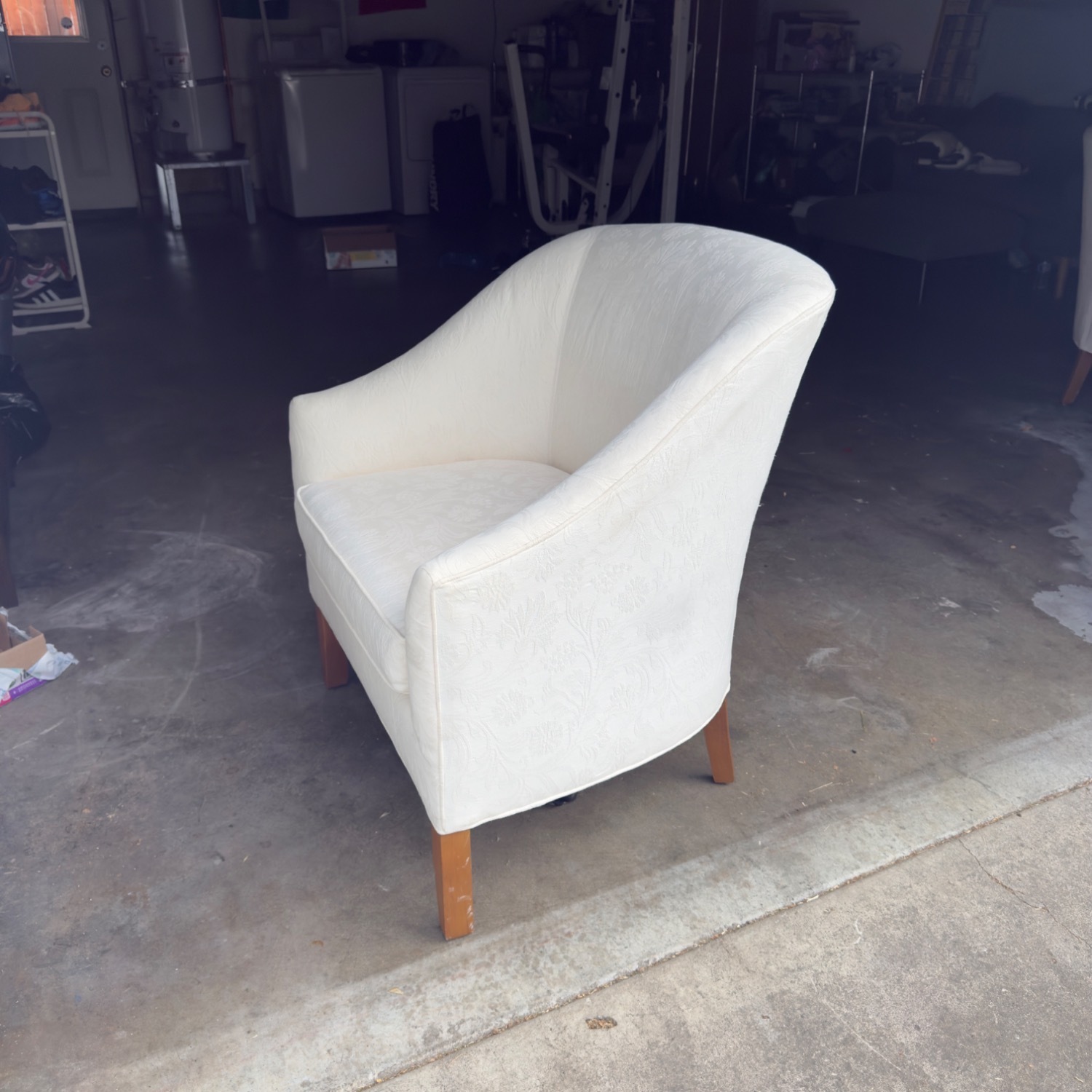 Mitchell Gold + Bob Williams White Armchair - image-5