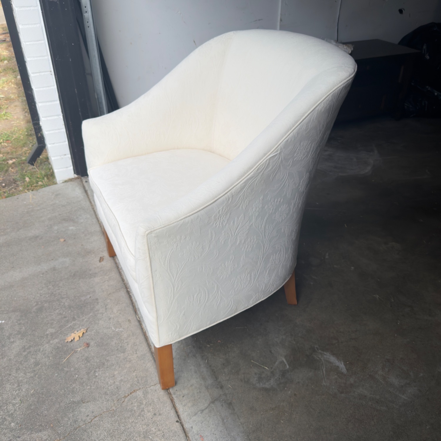 Mitchell Gold + Bob Williams White Armchair - image-3