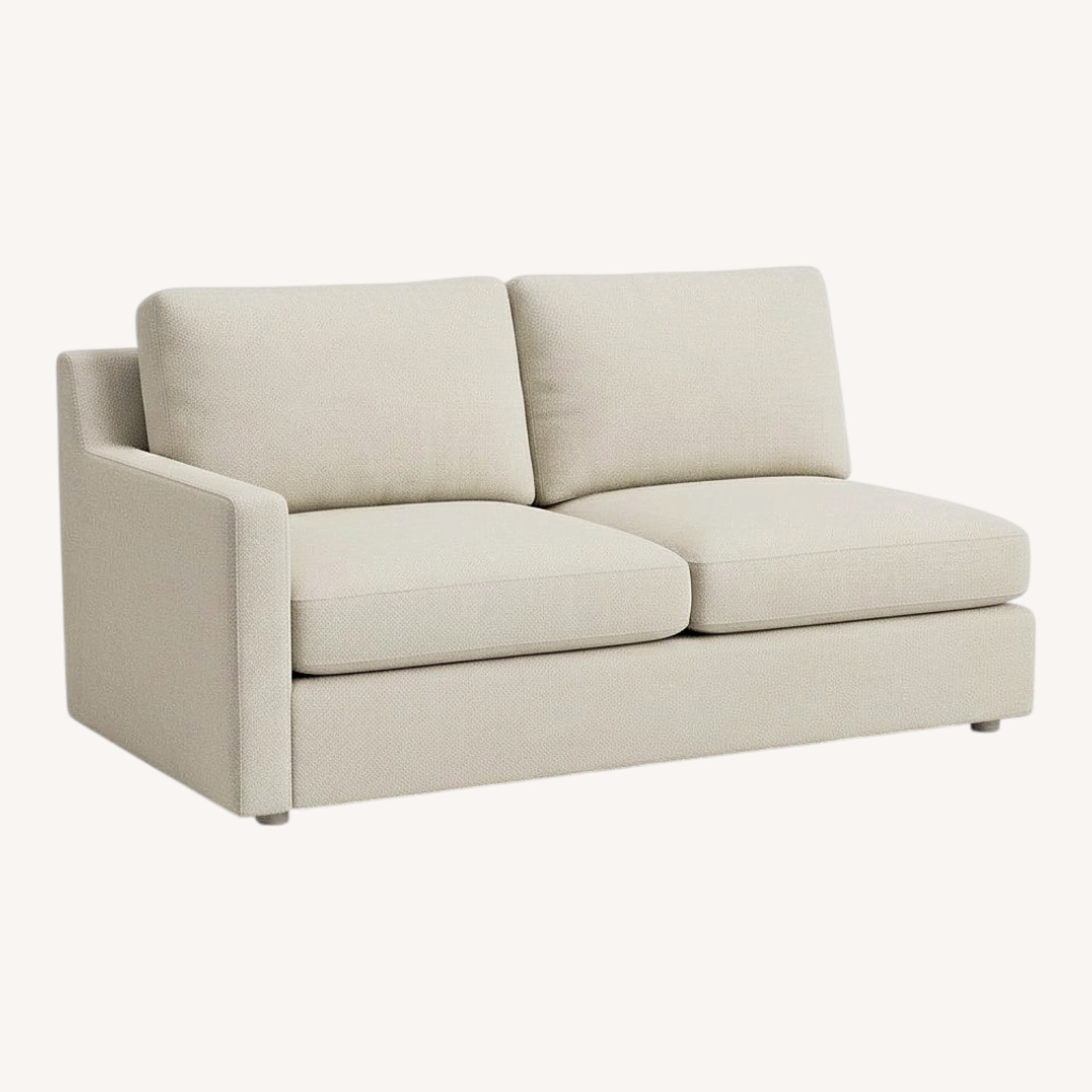 Room & Board Metro One Armed Loveseat - image-0