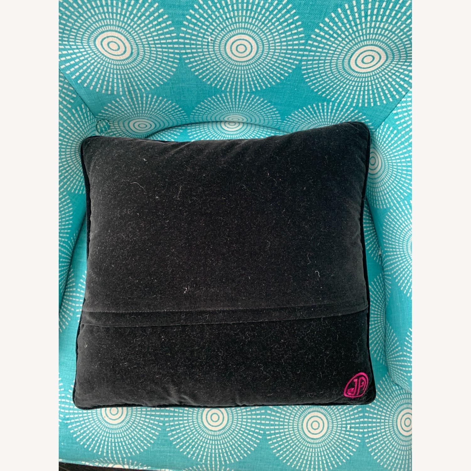 Jonathan Adler Jackie O Needlepoint Pillow - image-3