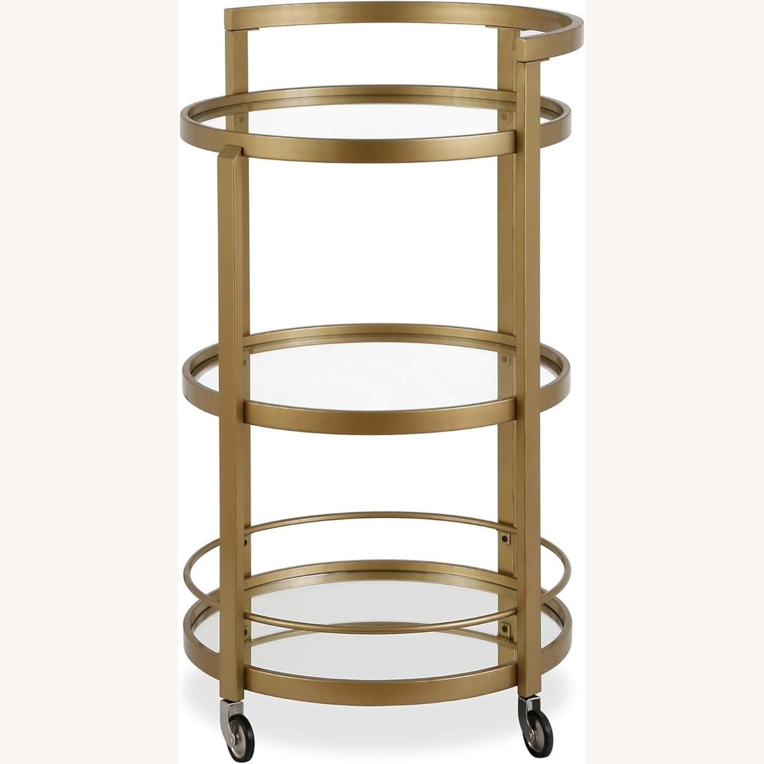 Gold Metal Bar Cart - image-4