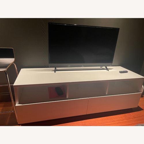 Used CB2 Chill 60” High Gloss Media Consol for sale on AptDeco