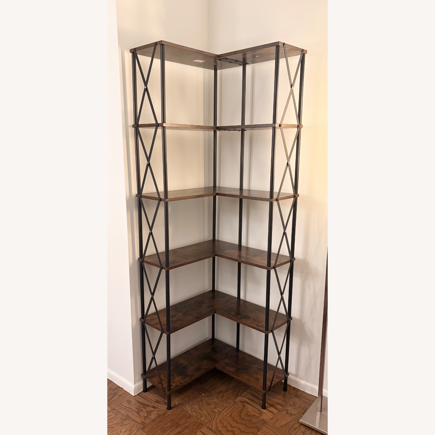 Bed Bath & Beyond Corner Bookshelf - image-1