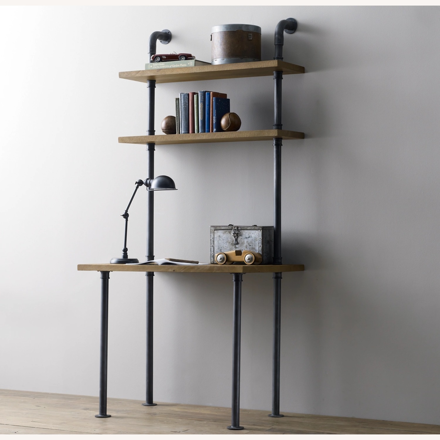 Restoration Hardware Design House Industrial Pipe Single Desk - image-5