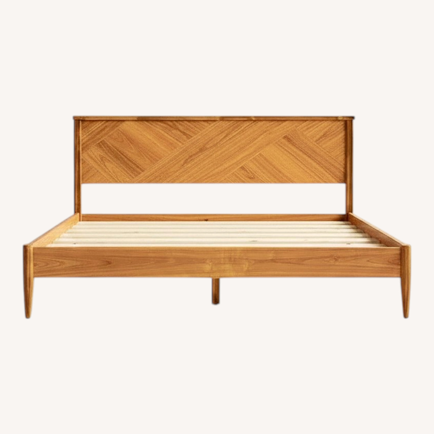 Wayfair Rorns Light Brown Queen Bed - image-0